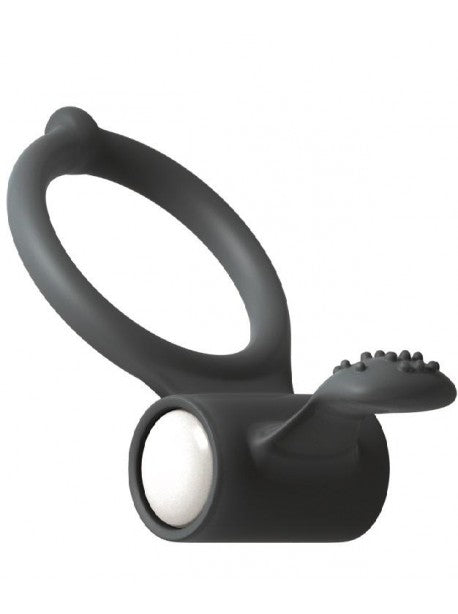 Dorcel Power Clit - Cockring Vibrant Noir pour une Stimulation Partagée 🖤✨